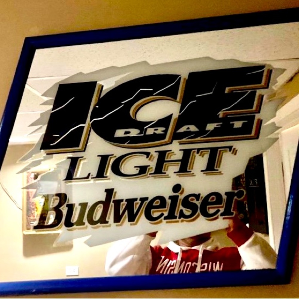 Bud Ice Beer Mirror